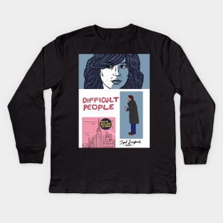 Difficult People as a Graphic Novel Fanart Kids Long Sleeve T-Shirt